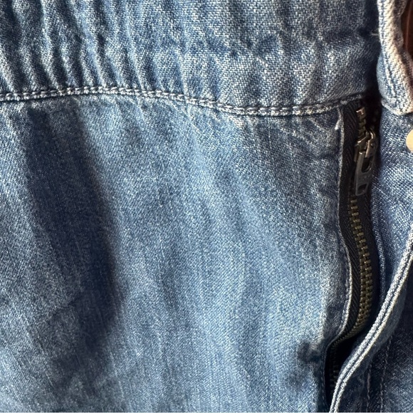 Current/Elliot The Whitney 100% Cotton Patchwork Denim Shirtdress Size 3 (US 8) - Picture 5 of 9